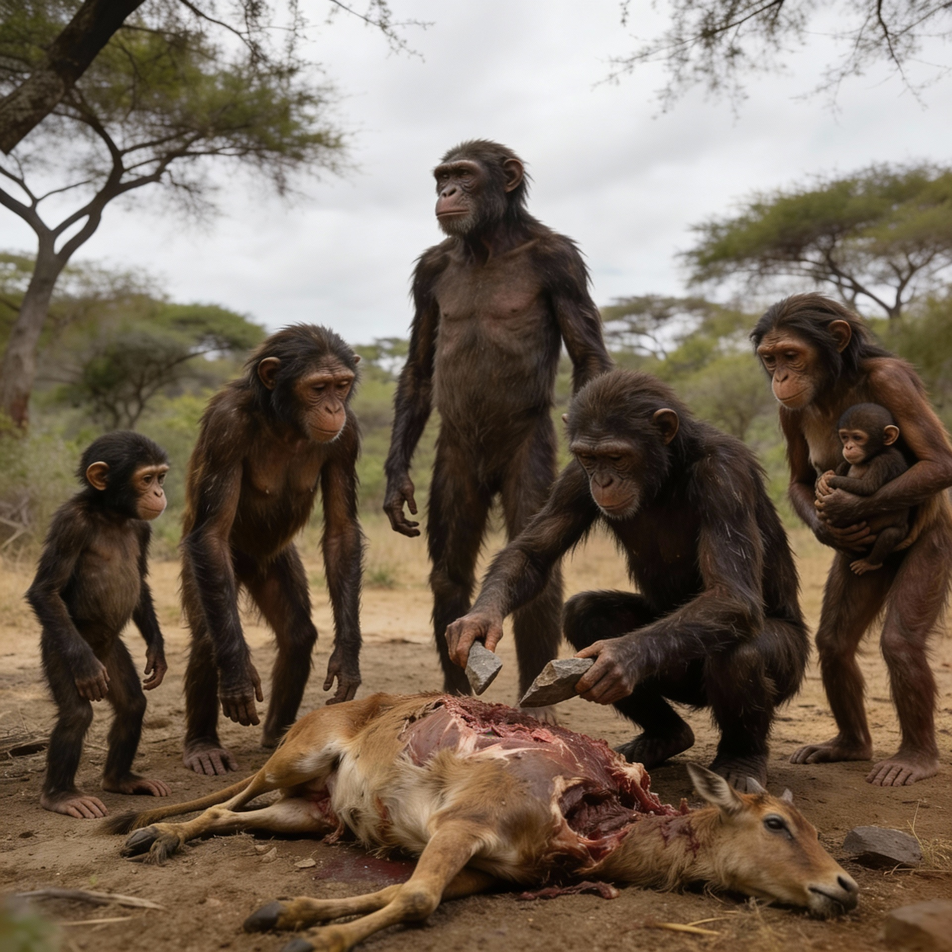 A. Afarensis Lomekwi too use for butchering